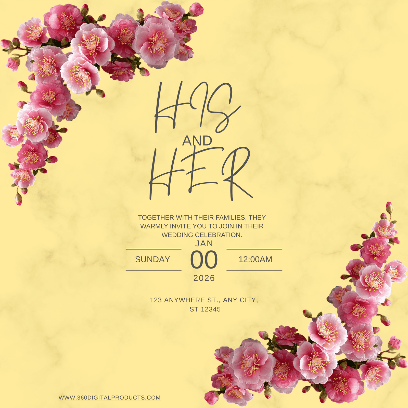 Invitation, templates, DIGITAL PRODUCTS, Invitation Templates,