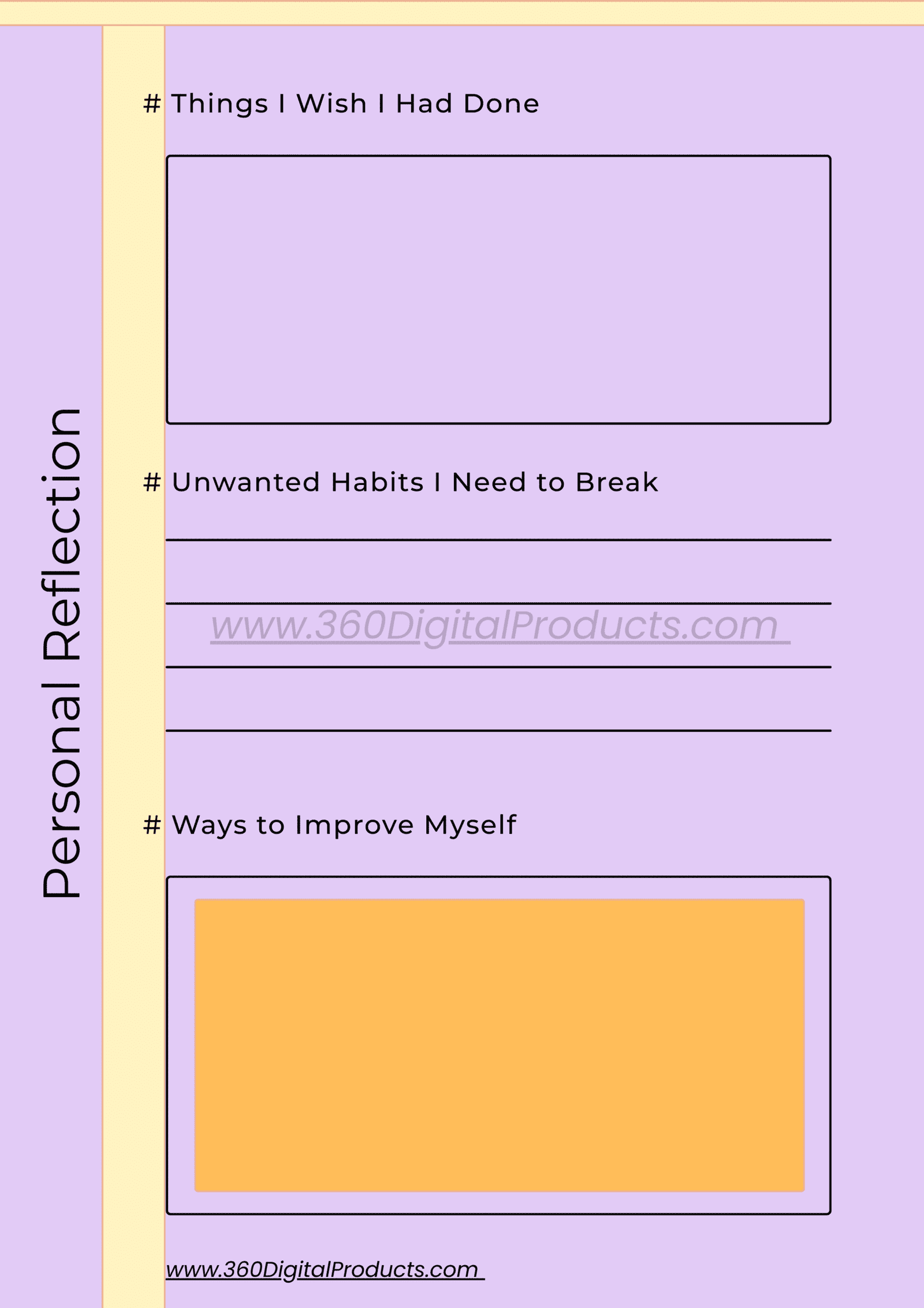 PERSONAL PRODUCTIVITY, templates,